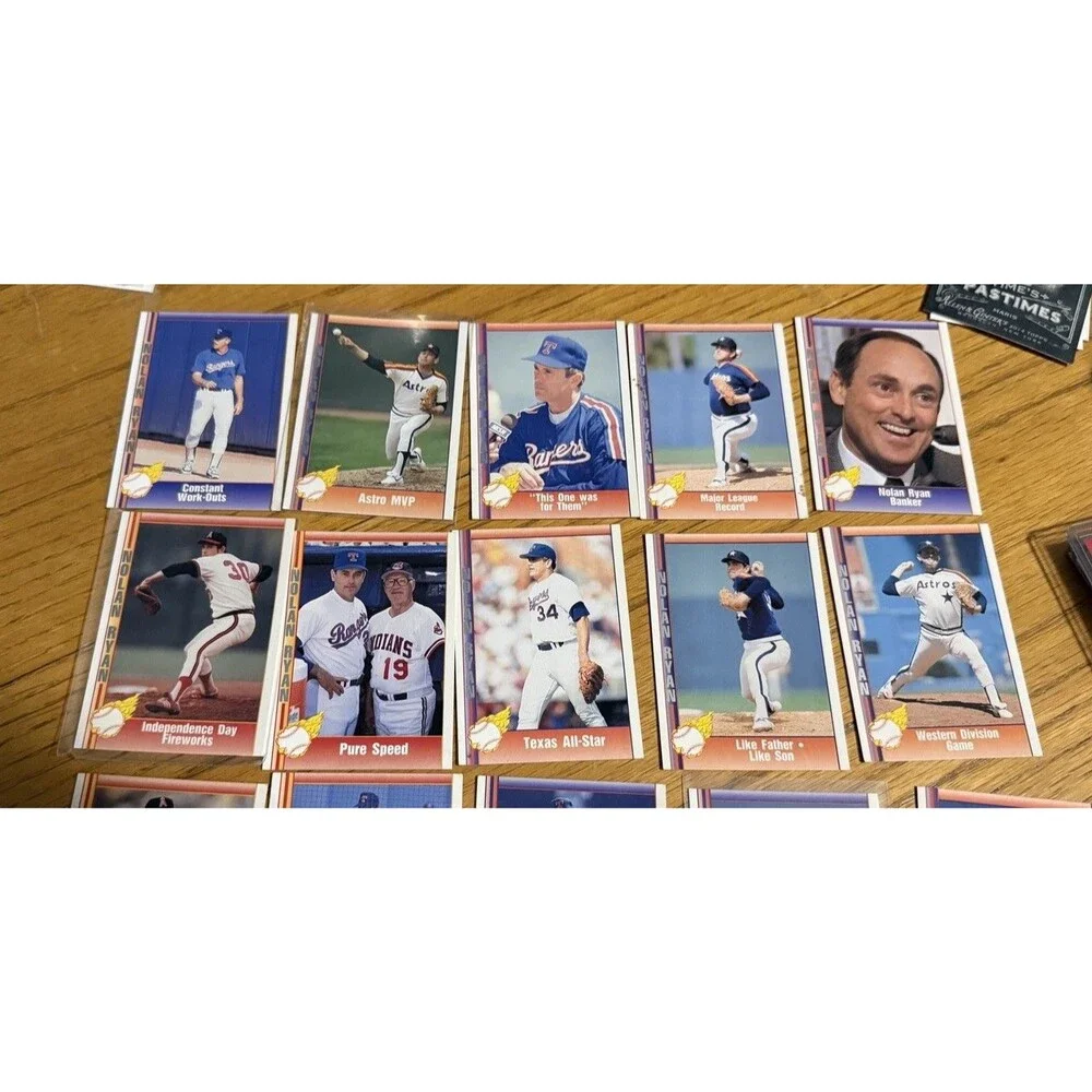 Nolan Ryan 17 Card Lot 1990 Score Highlights 1992 Pacific Texas Express Run